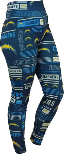 Vista 178 de Zubaz NFL Mallas para mujer de longitud completa de cintura alta básica 1.0