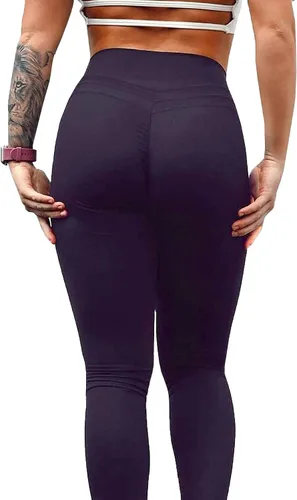 Vista 3 de Aoxjox Leggings de entrenamiento de cintura alta para mujer, con control de abdomen, pantalones de yoga suaves y suaves de 26 pulgadas