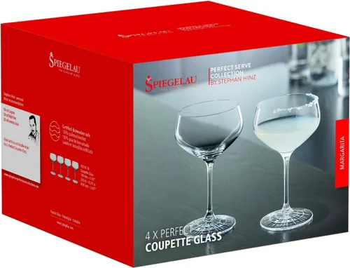 Vista 11 de Spiegelau Perfect Coupette - Vasos de cóctel transparentes, cristalería elegante para regalos de boda, aniversario, inauguración de la casa, bar
