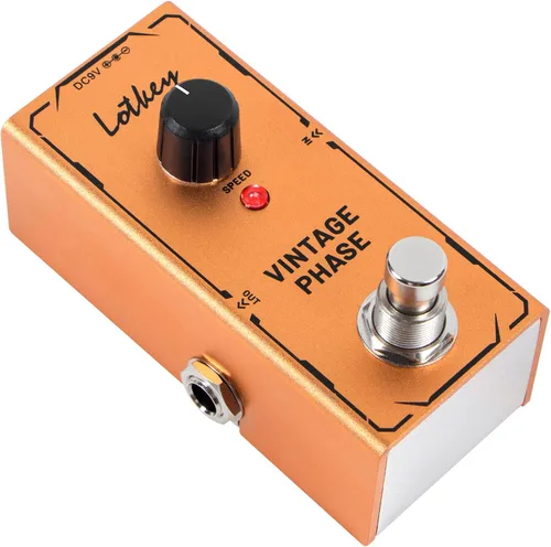 Vista 8 de Pedal de guitarra de distorsión Crunch, pedales de efectos eléctricos Lotkey Mini tipo DC 9V True Bypass