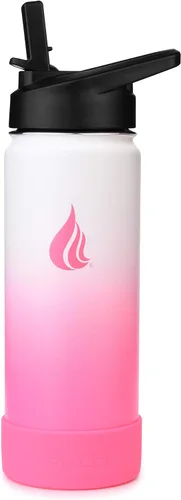 Vista 2 de HYDRO CELL Funda Protectora de Silicona para la Base - Cubierta Protectora para Botellas de Agua de Acero Inoxidable de 64oz, 40oz, 32oz, 24oz