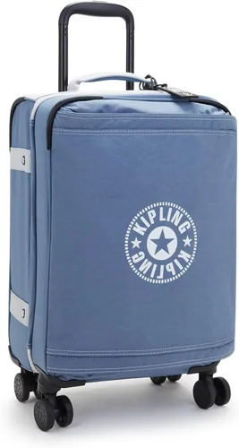 Vista 2 de Kipling Spontaneous S Softside Spinner Wheel Equipaje, tamaño cabina, correas elásticas, Cepillo Azul C