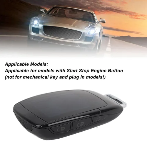 Vista 5 de Llave inteligente para automóvil, bloqueo de desbloqueo automático de entrada sin llave todo en uno con pantalla LCD de 2 pulgadas, accesorio