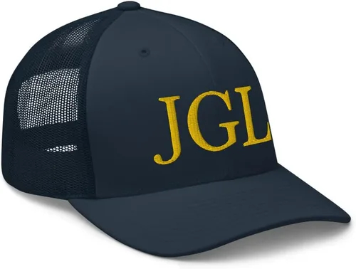 Vista 5 de RIVEMUG JGL - Gorra de camionero bordada en oro Chapo Guzman Chapito 701 con cierre de presión ajustable Gorra JGL