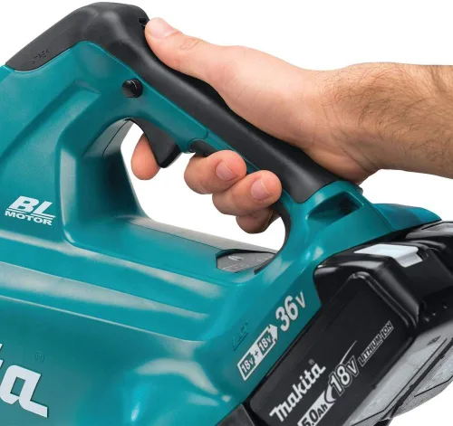 Vista 7 de Makita XBU02PT 36V (18V X2) LXT® Kit de soplador sin escobillas, verde azulado, (5.0Ah)