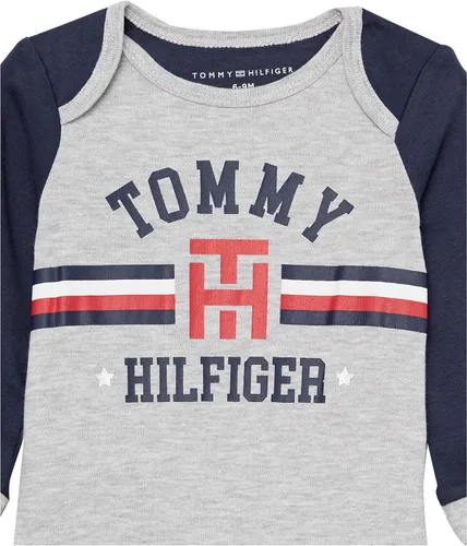 Vista 2 de Tommy Hilfiger mono con pies para bebé niñas