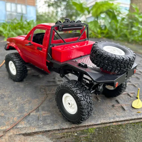Vista 8 de WPLDEWAN WPL C14 RC Rock Crawler RC Camión RC 4x4 Escala 1/16 RTR Todo