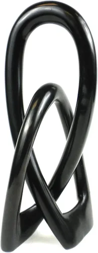 Vista 7 de Global Crafts - Nudo natural para amantes de la esteatita - Decoración abstracta de escultura de amor de 8 pulgadas