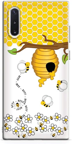 Vista 14 de Inspired Cases - Funda con textura 3D para iPhone Xs Max - Funda protectora de goma para iPhone Xs Max de Apple - Honey Bee