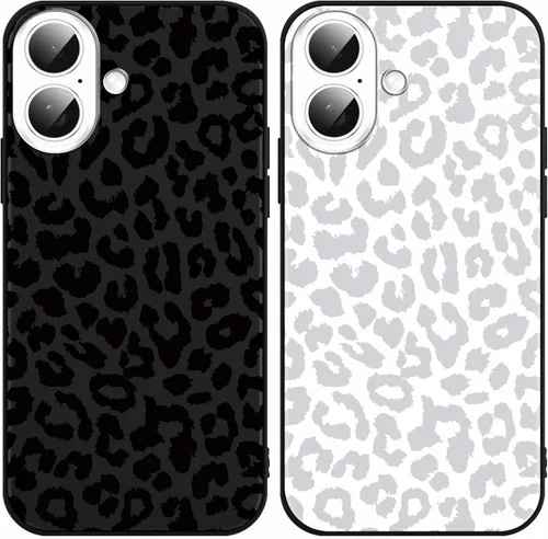 Vista 14 de Paquete de 2 fundas de teléfono con bonito estampado de guepardo para iPhone 7/8/SE 2020 / SE 2022 de 4.7 pulgadas, diseño de leopardo de lujo