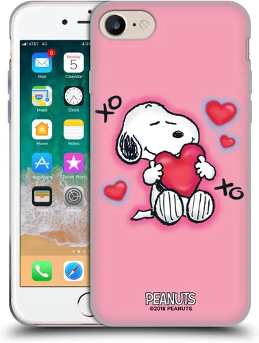Vista 96 de Head Case Designs Funda de gel con licencia oficial de Peanuts Beach Surf Snoopy Boardwalk Airbrush [protección de grado militar] compatible