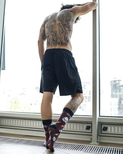 Vista 5 de socks n socks - 5 pares de calcetines de algodón coloridos de lujo para hombre caja de regalo Multi