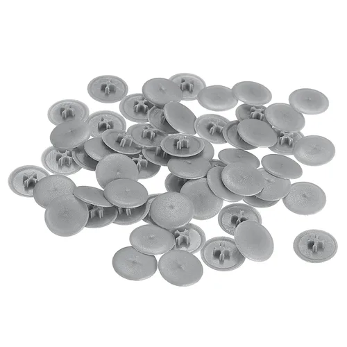 Vista 24 de HARFINGTON Tapas de rosca de plástico, 160 piezas, 11.5x3mm, cubierta de plástico para decoración de tornillos para tuerca de montaje de leva Beige