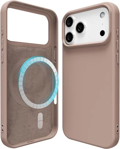 Vista 67 de oakxco Funda de silicona para iPhone 12 Pro Max, magnética, compatible con carga inalámbrica Magsafe, cubierta protectora de goma suave y delgada
