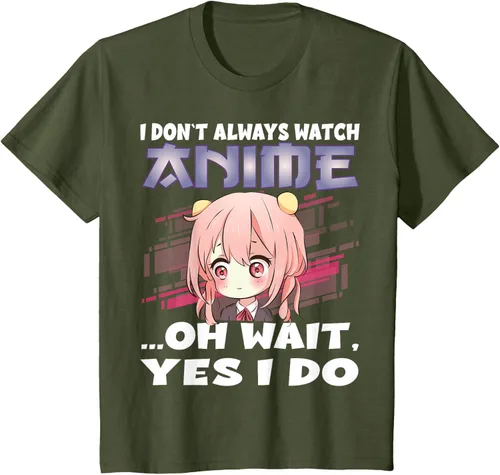 Vista 10 de Ver camiseta japonesa de anime con estampado de anime Girl, Negro, S