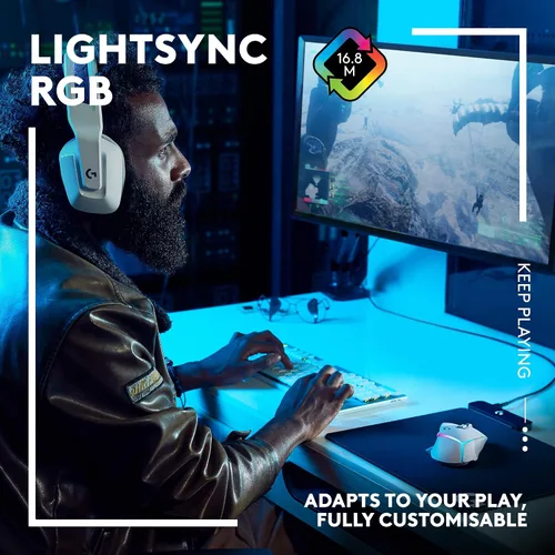Vista 4 de Logitech G 502 X Plus Lightspeed - Mouse óptico inalámbrico con interruptores híbridos LIGHTFORCE, LIGHTSYNC RGB, sensor de juegos Hero 25K