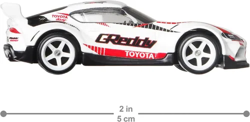 Vista 3 de Hot Wheels Vehículos de leyendas del circuito cultural del automóvil para niños de 3 años en adelante, colección premium de vehículos a escala 1:64