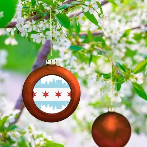 Vista 82 de Boobs Funny Shatterproof Matte Christmas Balls for Tree Wreath Home Decor 1PCS
