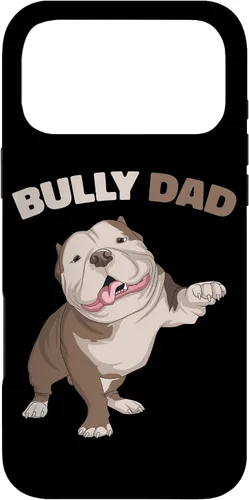 Vista 22 de American Bully Dad Dog Owner Father Funny Men Case for iPhone 17