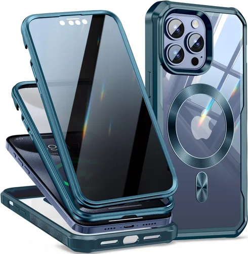Vista 14 de [Bucle de CD + protector de pantalla de privacidad] Funda magnética para iPhone 7/8/SE 2020/SE3, [protección contra caídas de grado militar]