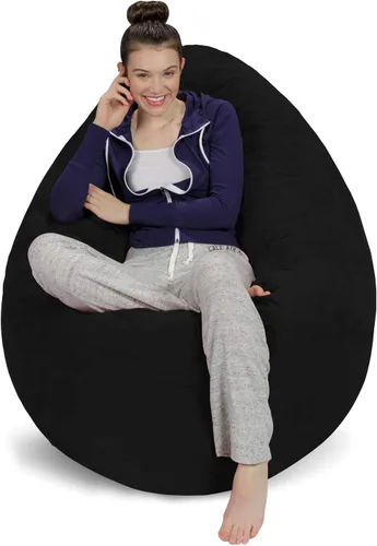 Vista 77 de [Usado] Sofa Sack Funda para Silla Puff Solo la Funda, para Adultos y Niños, Sin Relleno, Cómoda y Esponjosa, Funda de Repuesto para Silla Puff