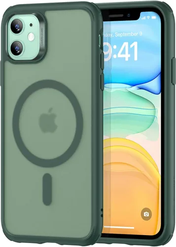Vista 48 de ESR Funda para iPhone 14 Pro, compatible con MagSafe, protección de grado militar a prueba de golpes, resistente al amarillamiento, funda magnética