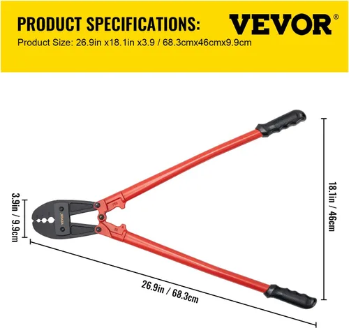 Vista 7 de Mophorn - Engarzadora de mano de 30 pulgadas, herramienta de estampación para cuerda de alambre de 5/32", 1/4", 5/16", herramienta de engarzado