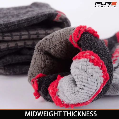 Vista 6 de High Performance Wool Ski Socks - Thermal Warm Merino Wool OTC Sock, Men Women