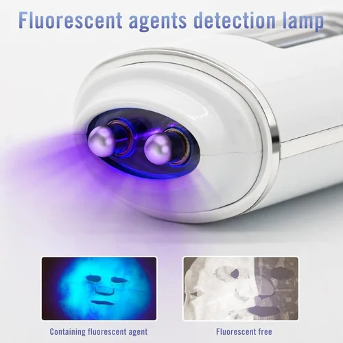Vista 6 de Analizador de contenido de aceite de piel de precisión digital LCD, probador de humedad, detector de monitor de piel, herramienta de cuidado facial