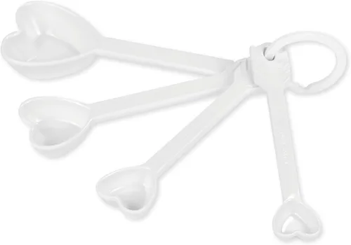 Vista 12 de UP Juego de 4 cucharas medidoras de melamina estilo latte, herramientas profesionales de anidación para hornear y cocinar para ingredientes líquidos