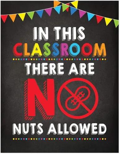 Vista 10 de Andaz Press Cartel artístico de pared para profesor de aula escolar, 8.5 x 11 pulgadas, con texto en inglés "This Classroom is a No Cellphone Zone