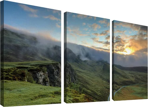 Vista 72 de wall26 Lienzo enmarcado para pared, juego de arte debajo de los tallos de bambú verde, naturaleza, desierto, fotografía, realismo, contemporáneo