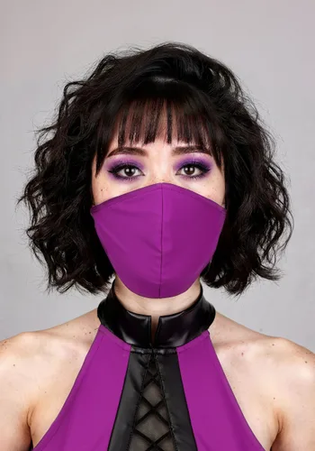 Vista 3 de Disfraz de Mujer Mileena Mortal Kombat Multicolor