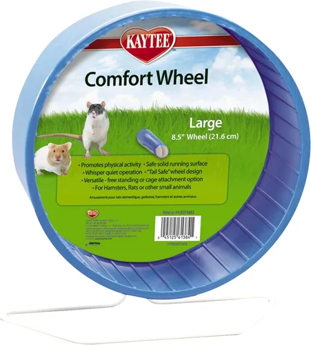 Vista 7 de Kaytee Comfort Ejercicio rueda, 8.5," grande, Multicolor