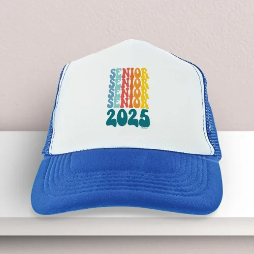 Vista 5 de ThisWear Senior 2025 70's Retro Style Snapback Trucker Hat