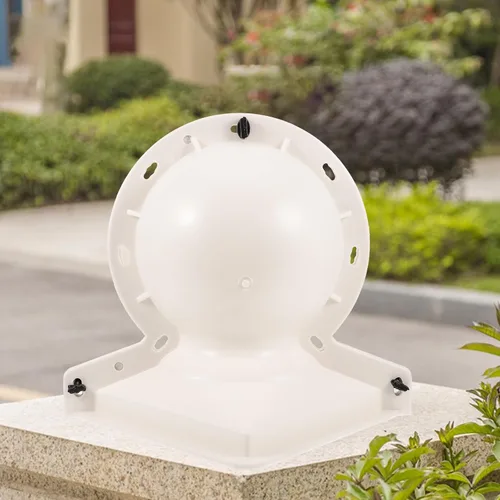 Vista 6 de UKCOCO Molde de bola de Feng Shui Decoración Ornamento Jardín Plinto Base Moldes Césped Columna Romana Modelos de Plástico Balaustrada Molde
