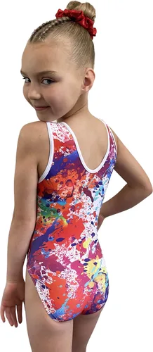 Vista 2 de LIL'FOX Leotardos de gimnasia para niñas Baile infantil, vaso, acrobacia, equipo de gimnasia