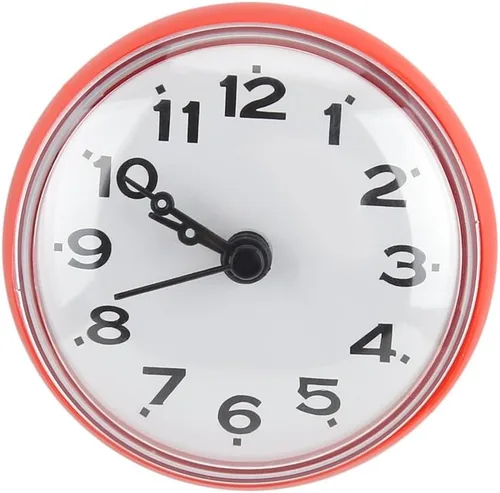 Vista 10 de Yosoo Reloj de ducha impermeable con ventosa de cara redonda árabe digital árabe reloj de ducha de baño accesorios de cocina (verde)