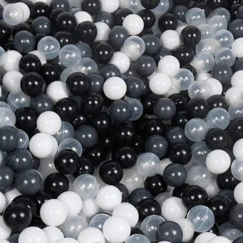 Vista 10 de 100 Pack de bolas para tienda de campaña de bolas, bolas de plástico coloridas libres de BPA, bolas de juego para bebés para pozo de bolas, casa
