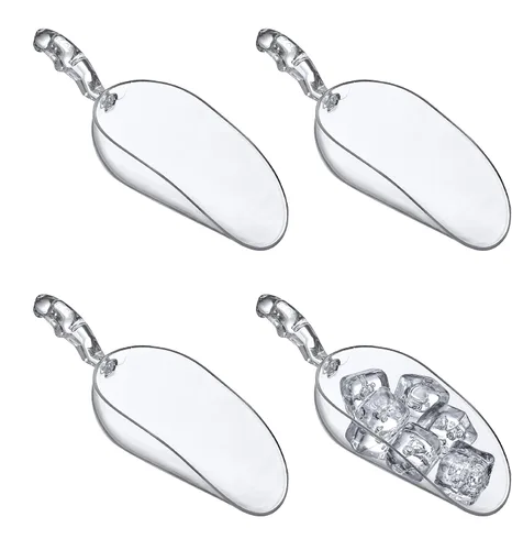 Vista 8 de Amazing Abby - Elsa - Cucharas de hielo de plástico de 5 onzas (juego de 4), cucharas de plástico para uso general, sin BPA, grado alimenticio, a