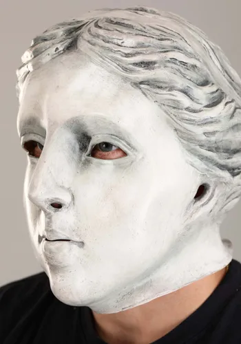 Vista 4 de Máscara de Estatua Sombría y Aterradora para Adultos Multicolor
