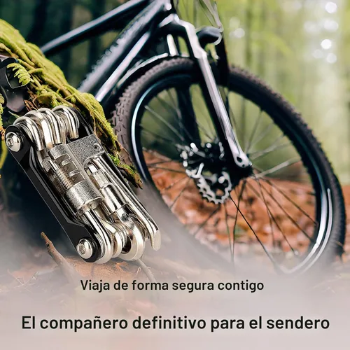 Vista 5 de WIWUE GUO - Herramienta de cadena para bicicleta, kit multiherramienta para bicicleta