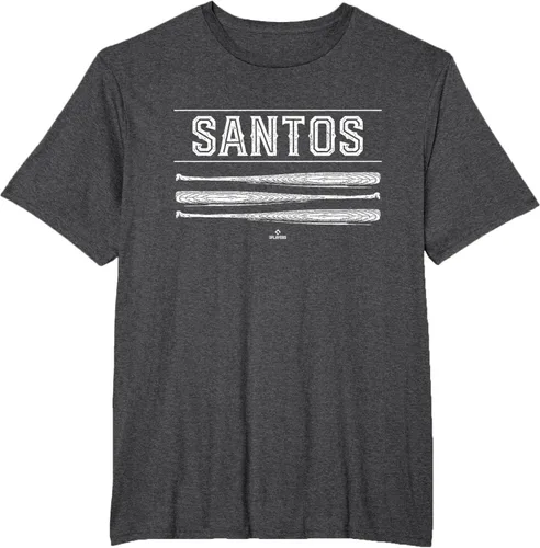 Vista 19 de Vintage Baseball Bat Gameday Lisandro Santos Prospect T-Shirt