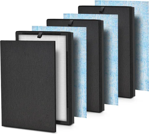 Vista 8 de [1 juego] Juego de filtros de repuesto HEPA de 8L compatibles con filtros de aire Okaysou Airmax de 8 L, filtro Airmax de 3 etapas de 8L, filtro