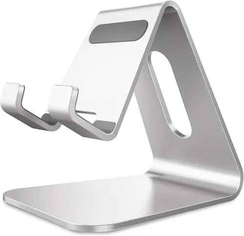 Vista 7 de CreaDream Soporte para Teléfono Celular, Base, Soporte, Soporte de Escritorio de Aluminio Compatible con Switch, Todos los Teléfonos Inteligentes
