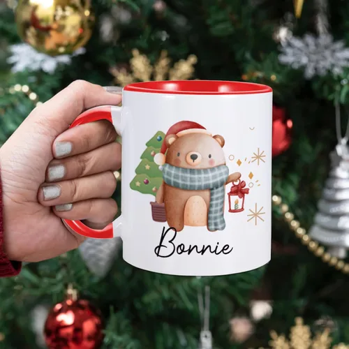 Vista 6 de Regalos de Navidad, taza de Papá Noel para niños, taza de chocolate caliente personalizada para niños, tazas lindas para niños, taza de café