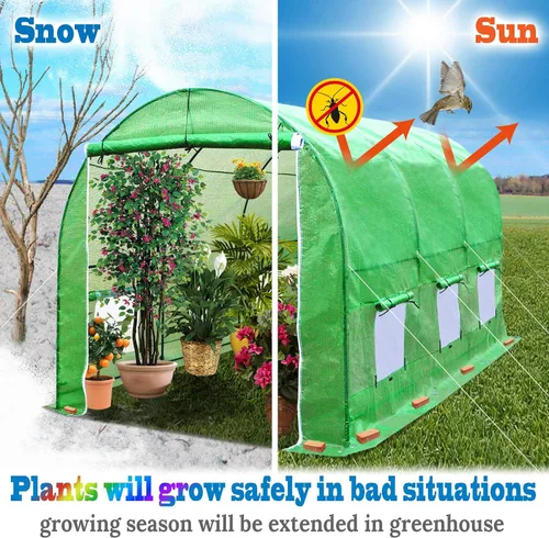 Vista 6 de BenefitUSA Funda de repuesto para invernadero (12'x7'x7')