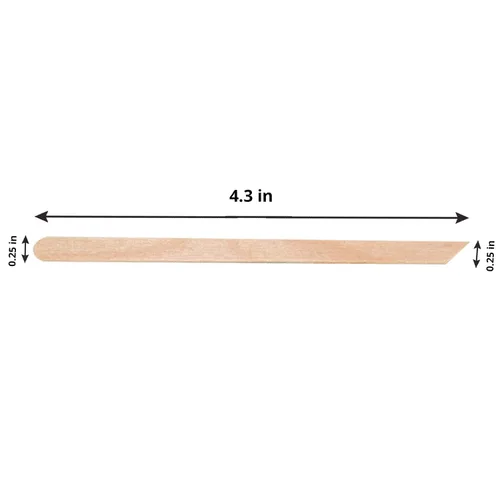 Vista 3 de Tachibelle Varillas de cera de madera – Aplicador de cera para el cuerpo, labios, nariz, pequeñas barras aplicadoras para depilación y piel suave