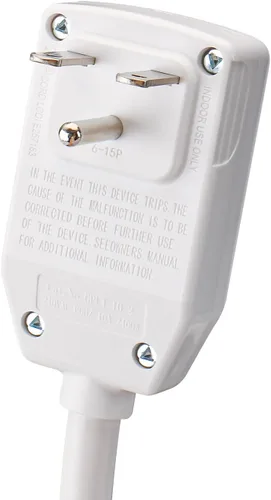 Vista 7 de Wengart Cable de alimentación LCDI de 240 V y 10 amperios para aire acondicionado, cable de CA de repuesto resistente de 2400 W con enchufe NEMA