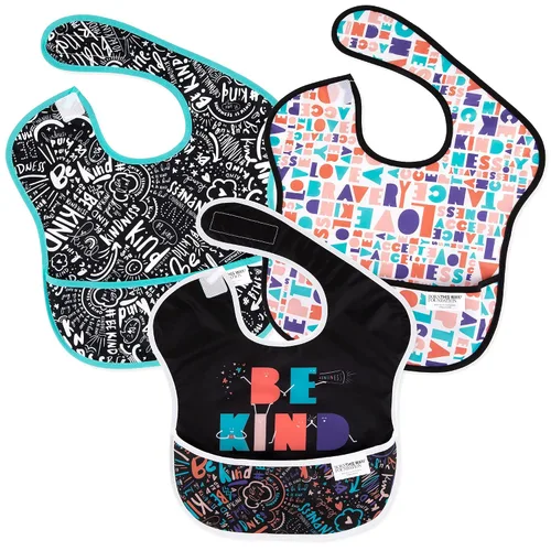 Vista 25 de Bumkins Baberos para niña o niño, SuperBib para bebés y niños pequeños de 6 a 24 meses, imprescindibles para comer, alimentar, suministros